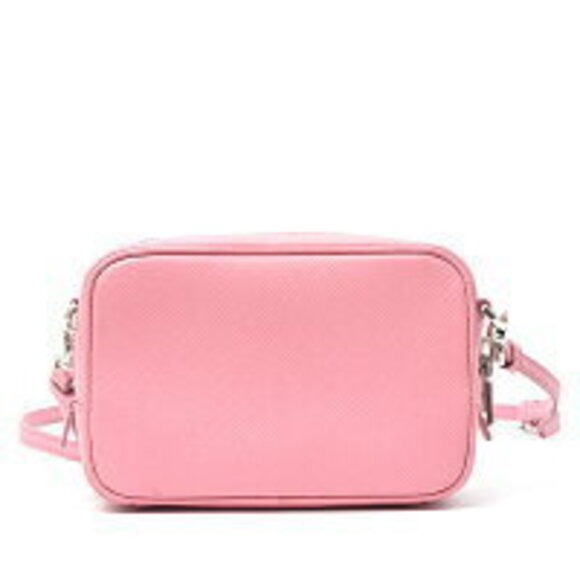 Prada Handbags - Prada Shoulder Pink Leather Saffiano Compact Bag